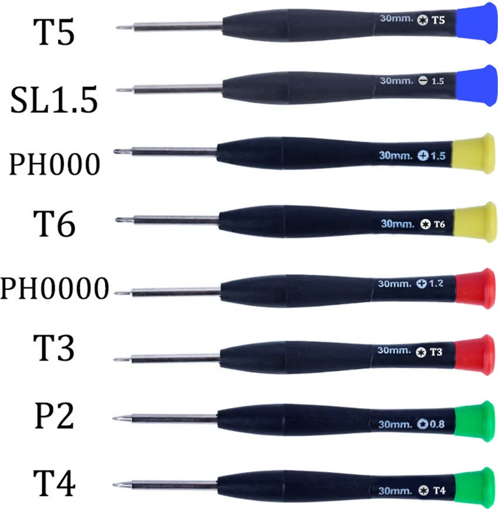 Set Cacciaviti 8 in 1 Acciaio Cromo Vanadio - Kit Riparazione Professionale