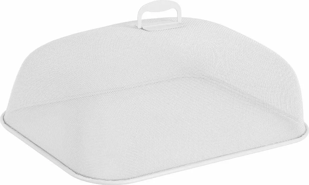 Protection de table pour repas extérieur en fer blanc maille rigide
