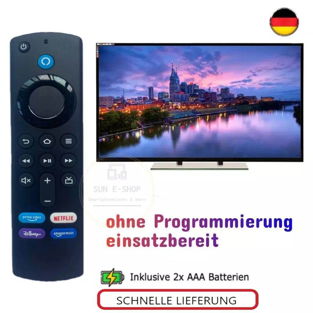 Fernbedienung für Amazon Fire TV Stick 2nd Gen, 3rd Gen, 4K, Cube