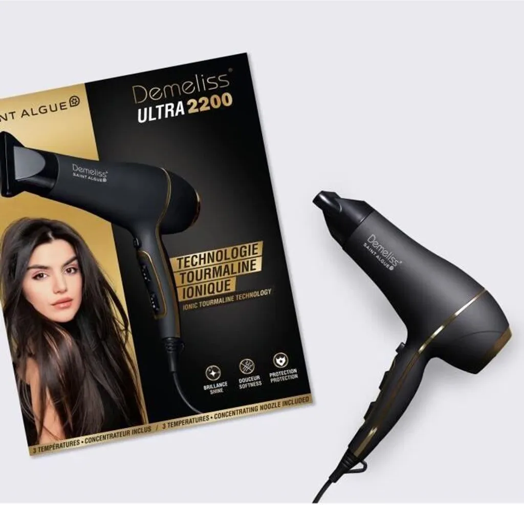 Sèche-cheveux puissant Ultra 2200 avec Diffuseur Volume Boucles - 12