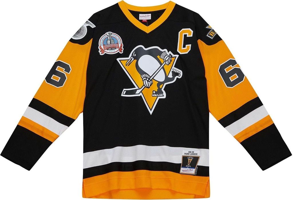 M&N Blue Line Mario Lemieux Pittsburgh Penguins Jersey - XXL