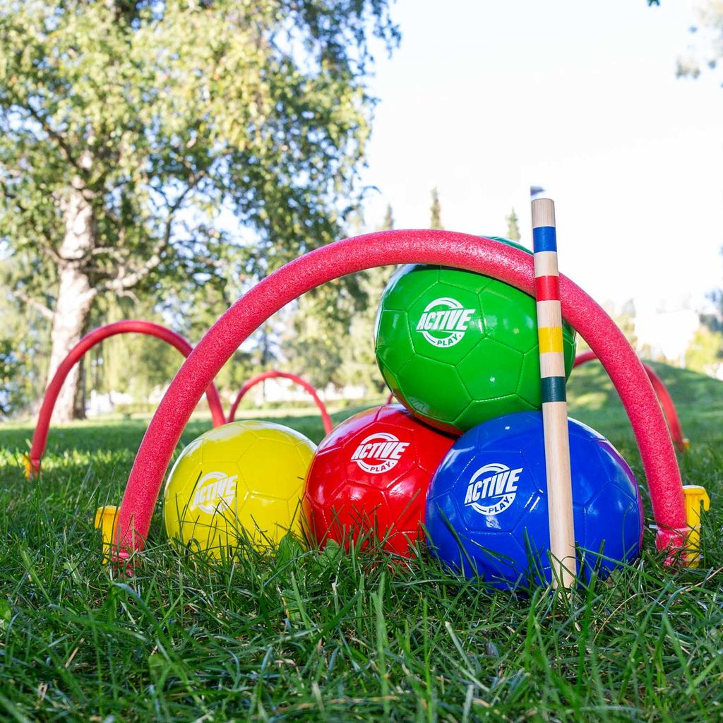 KKONHII 12 pezzi di ricambio per croquet, in metallo, per