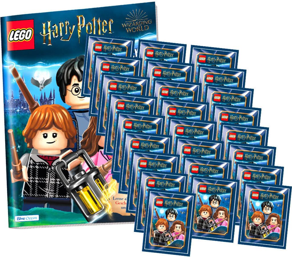 Blue Ocean LEGO Harry Potter Sticker Serie 1 (2023) - 1 Album + 25 Tüten Sammelsticker