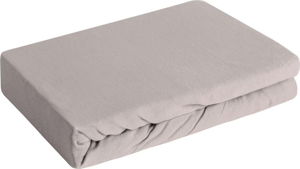 A folded fitted sheet on a white background.
