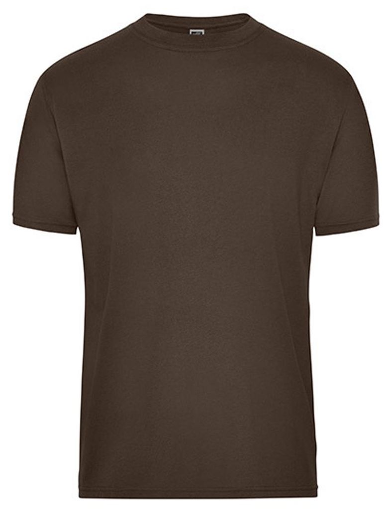James and Nicholson - "Bio Workwear" T-Shirt für Herren LT5935 (4XL) (Braun)