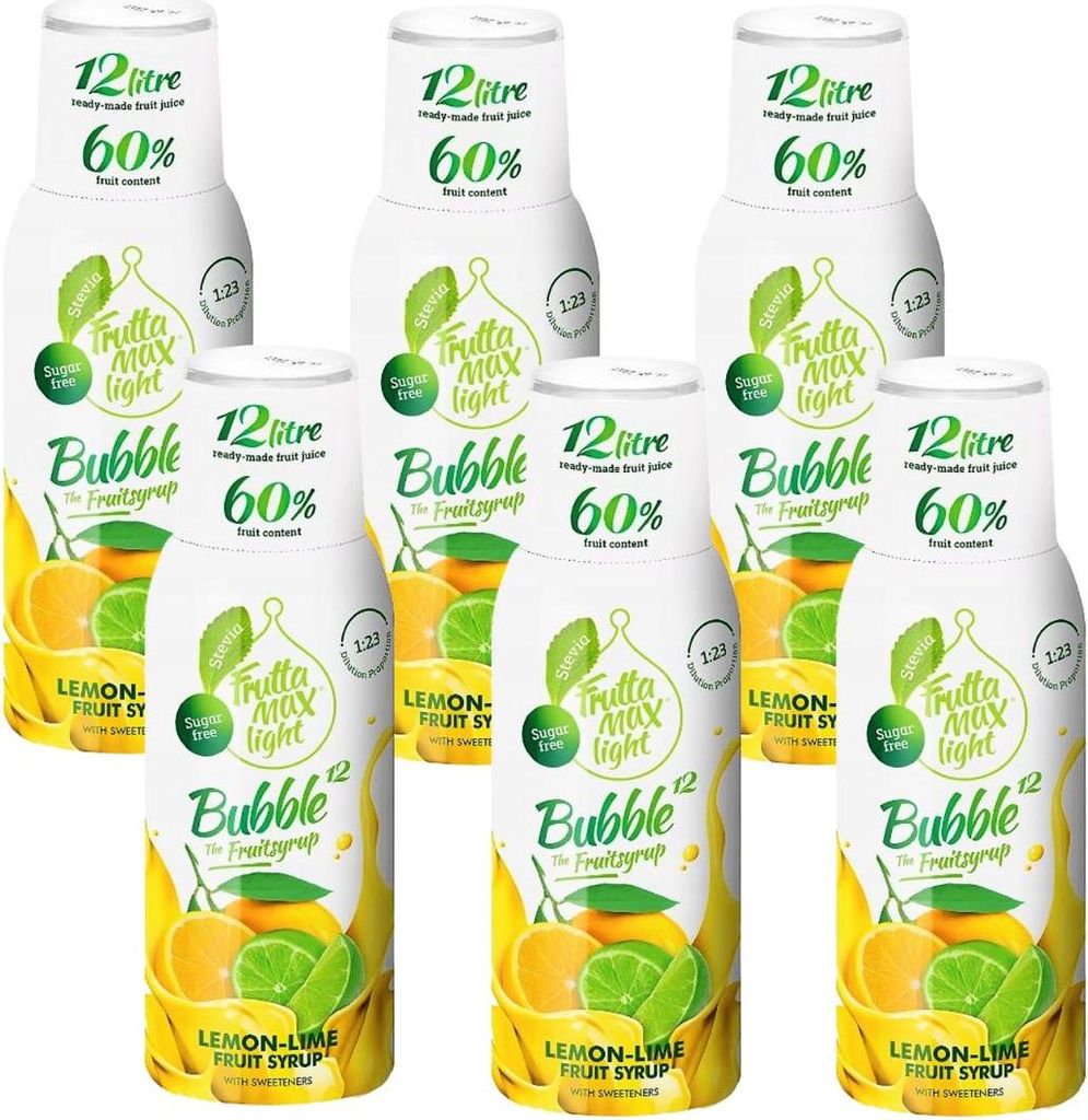 FruttaMax Lemon Lime Light Sirop 500 ml, concentré, 6 Image du produit 