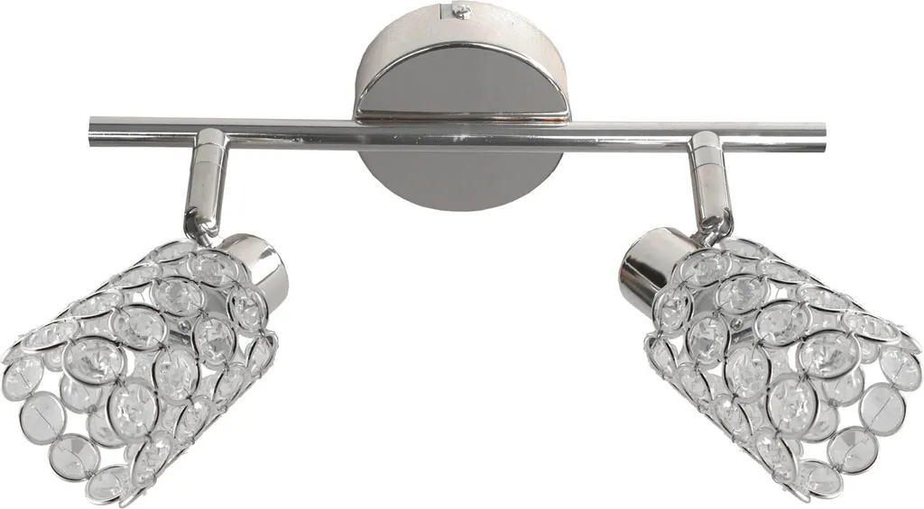 Plafonnier chrome YORK Candellux 92-97395 pour éclairage pièce sombre