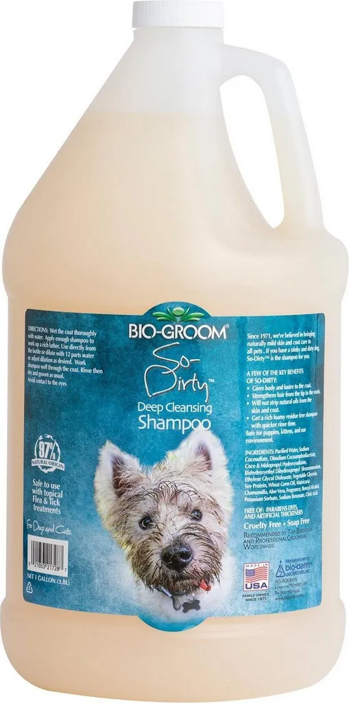 Bio-Groom So-Dirty Shampoo 3.8L Concentrato 1:12 per Cani Molto Sporchi - 1