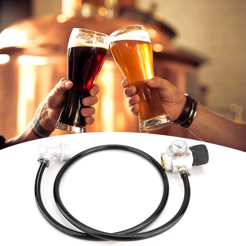 Régulateur de pression CO2 avec manomètre et kit de connexion 5/16in - 2