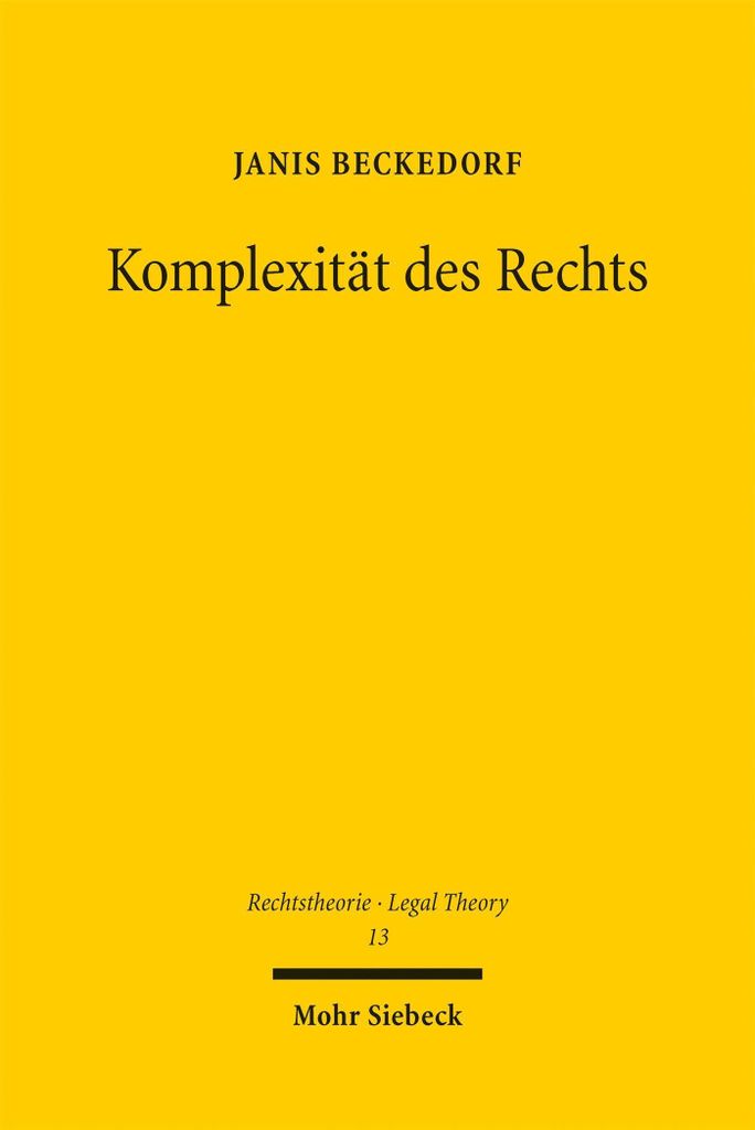 Komplexität des Rechts