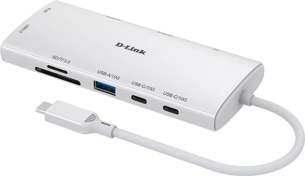 D-Link DUP-A01 Hub USB-C polyvalent 10-en-1 avec Power Delivery 100W Pro - 5