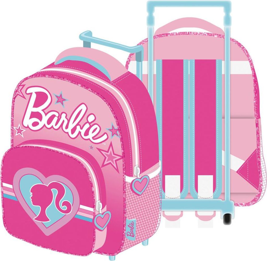 Tasche mit Rädern - Barbie - 26X32X10CM