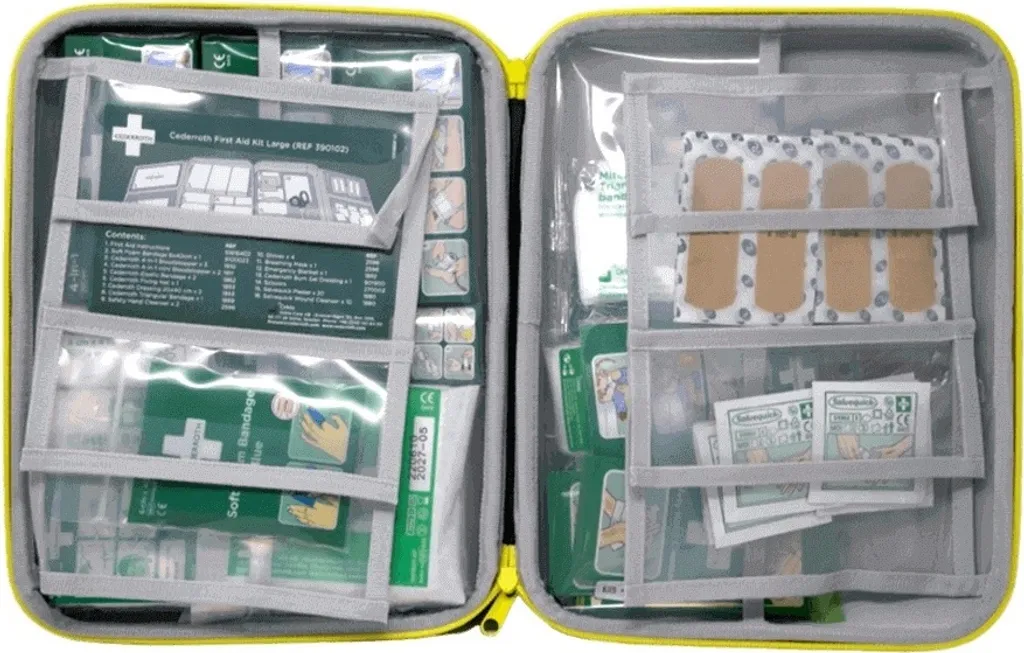 Trousse de secours murale Cederroth 390102 robuste et multi-usage