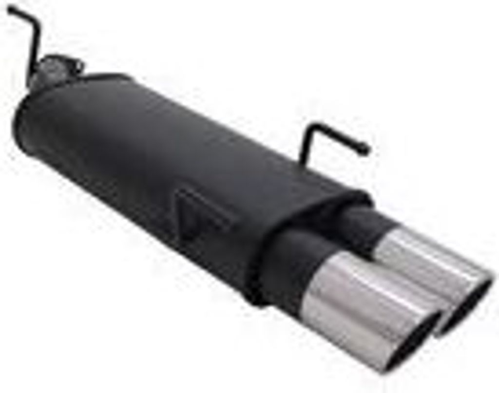 Novus Sportendschalldämpfer für Opel Vectra B Limousine + Caravan (B/J96) 2 x 90mm SR-Design
