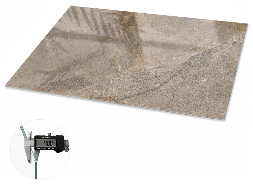 Glas Tischplatte 120x60 cm – Tischauflage aus gehärtetem Produktbild  KI-generiertes Bild