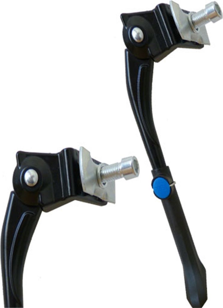 Fahrrad-Parkstuetze 16-20 schwarz Alu Produktbild 