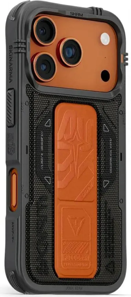 Etui Skinarma Phantom iPhone 17 Pro Verde Oliva - MagSafe e Grip Stand - 1