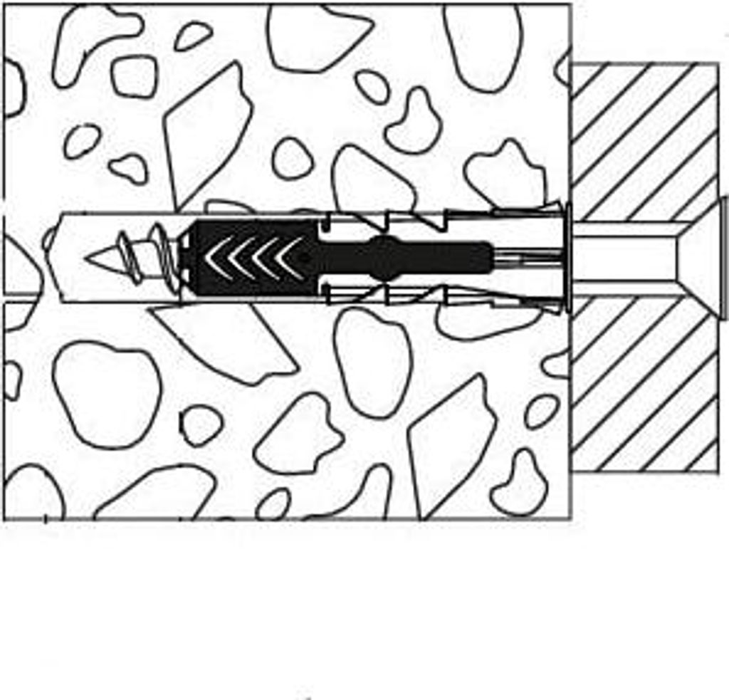 Fischer Dübel Duopower 6.0 x 50 mm - 8 Stück