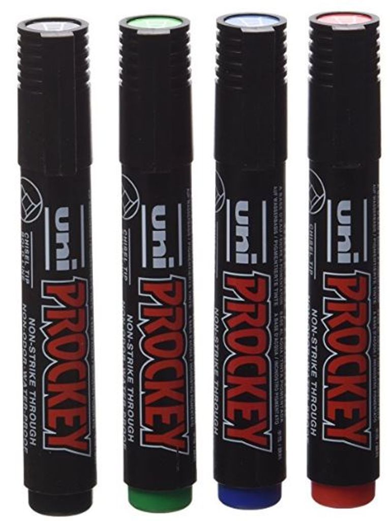 uni-ball Permanent-Marker PROCKEY (PM-126/4), 4er-Etui Produktbild 