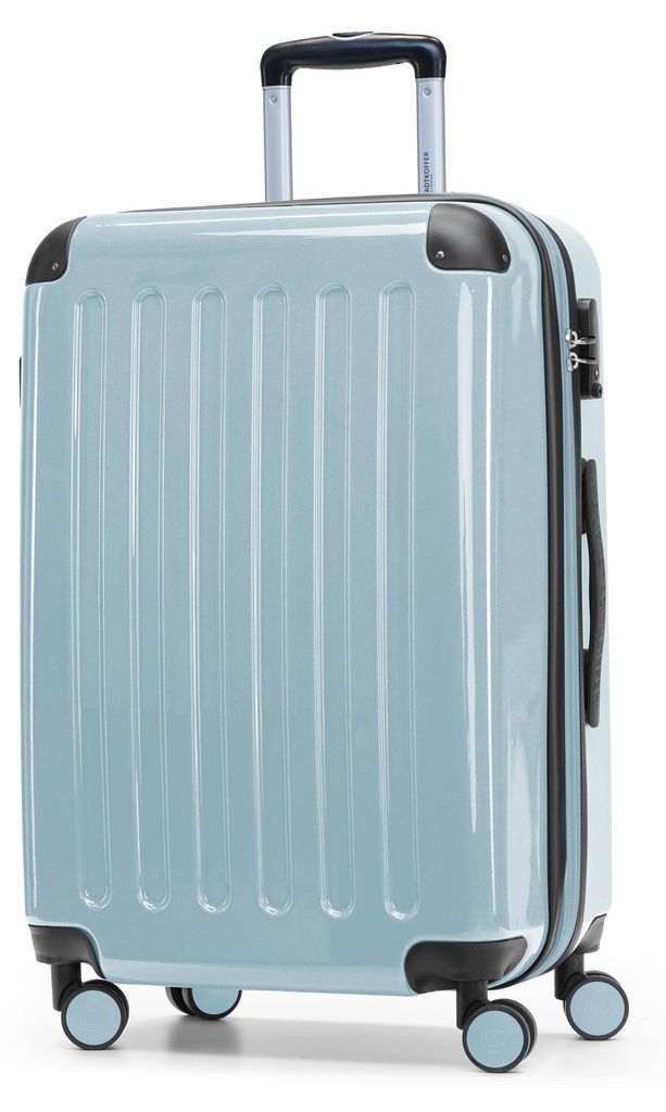 HAUPTSTADTKOFFER - Alex - Hartschalen-Koffer mit Erweiterung Reisekoffer Hardcase Check-In Luggage 15-20 kg, expandable Trolley glossy 65 cm, 74 L...