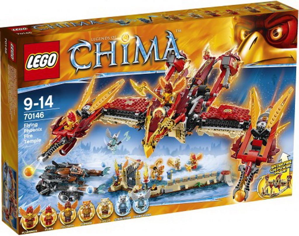 LEGO Legends of Chima Phoenix fliegender Tempel 70146 Produktbild 