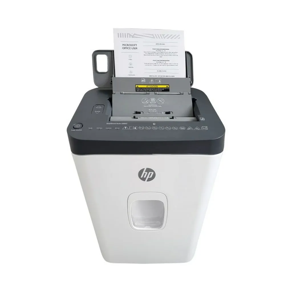 Destructeur de documents pour bureau HP OneShred Auto 28L - 12