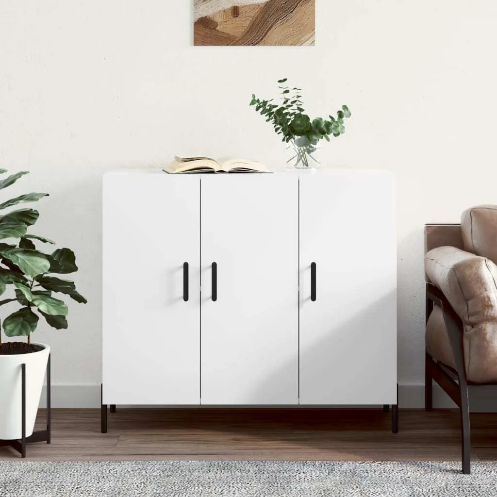 Madia Maison Exclusive Bianca 90x34x80 cm - Design Moderno Legno