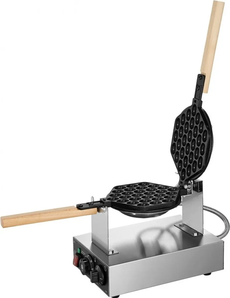 Gaufrier Bubble Waffle Maker 1400W avec Température Réglable 250°C - 12