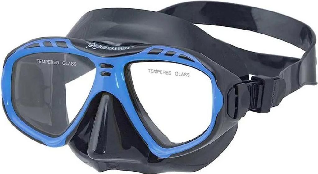 Abysstar Argo Black Tauchmaske Blau,Schwarz Herren,Damen Blau,Schwarz One Size