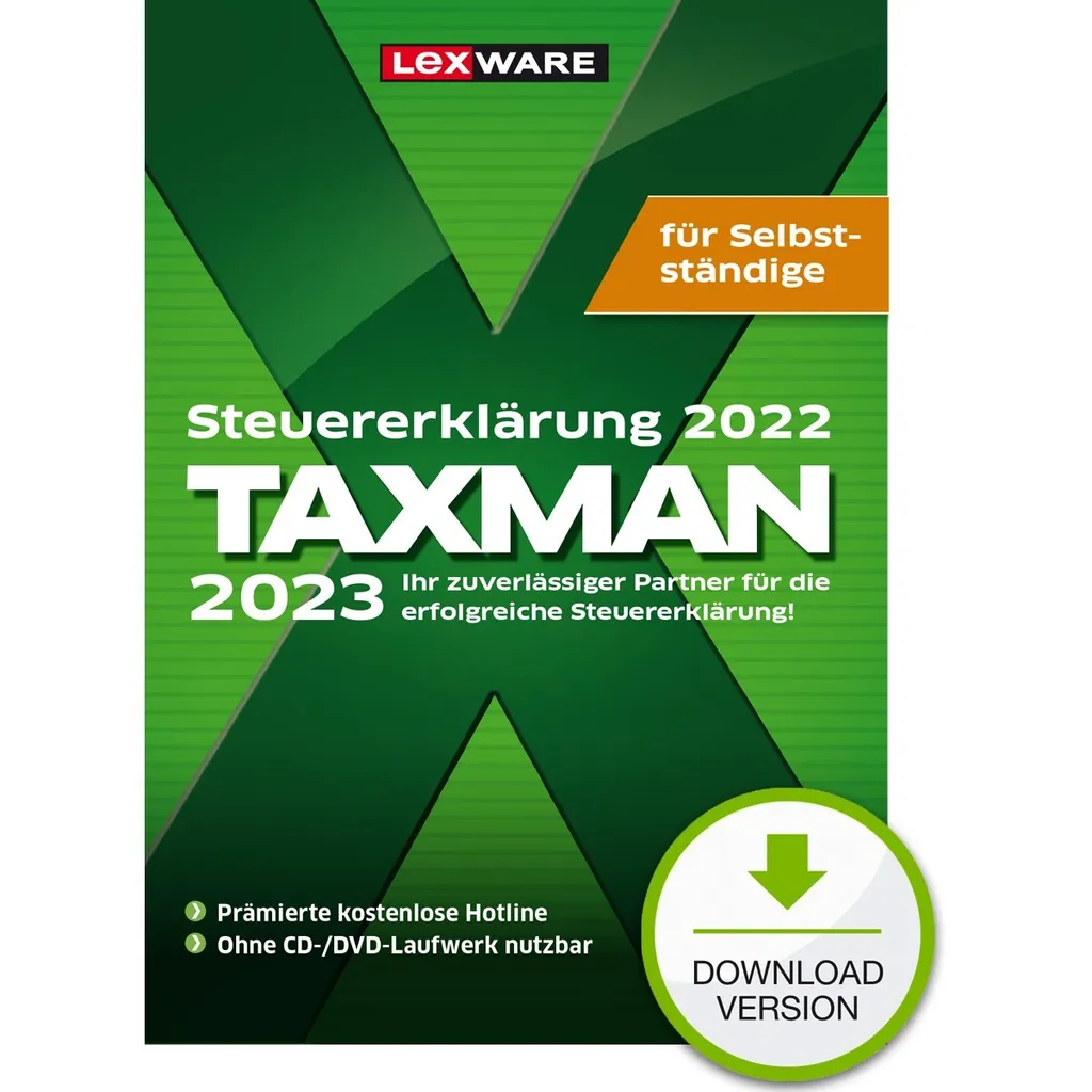 Réussir sa Déclaration d'Impôts avec Lexware TAXMAN 2023 pour Indépendants ESD