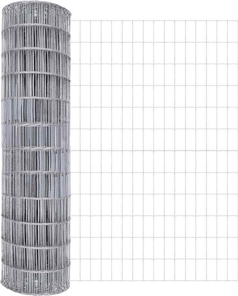 vidaXL Eurozaun 1 x 10 m PVC-beschichtetes Eisen