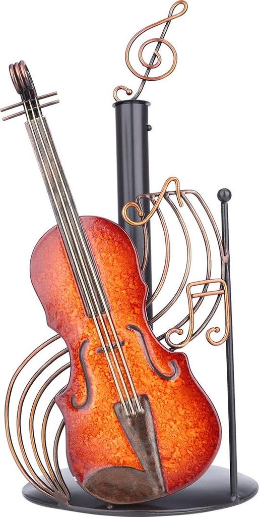 Tooarts Violin-Rollenpapierhalter Eisen-Papierhalter Toilettenpapierhalter Toilettenpapierhalter für Hotels oder Küchen Papierhalter Wohnaccessoire