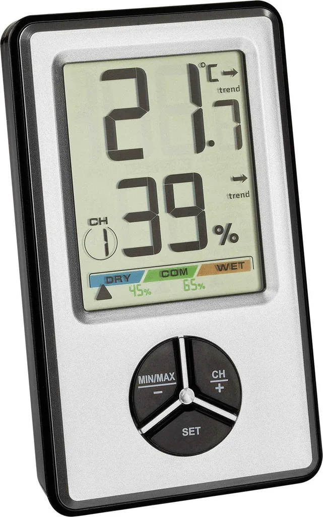 TFA 30.5045.54 Igrometro Digitale | Stop Muffa e Aria Secca Ora