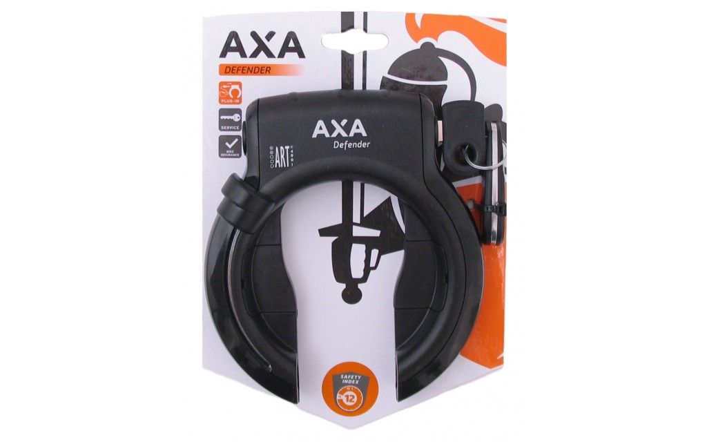 AXA 5011523, Ringschloss, Schwarz, Stahl, Schlüssel, 40 mm, Produktbild 