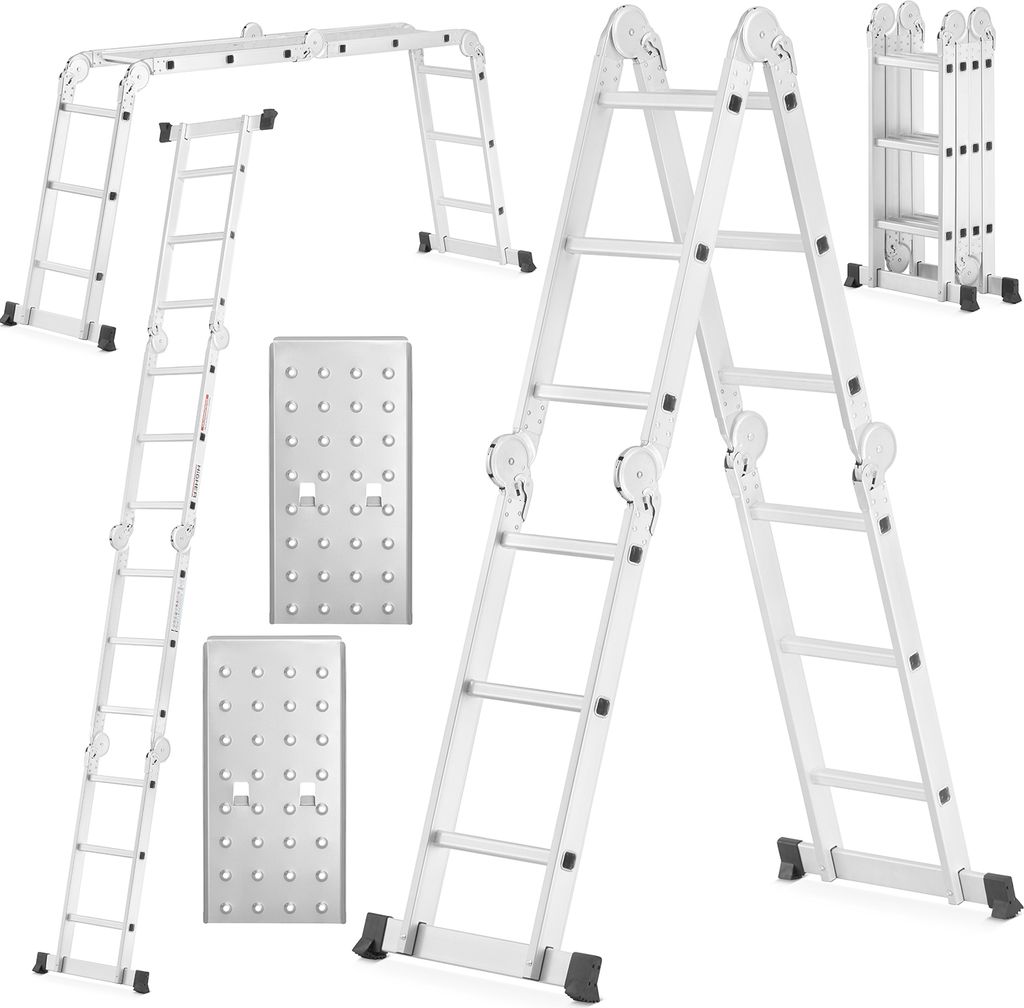 Drabina aluminiowa wielofunkcyjna przegubowa 4x3 HIGHER Zdjęcie produktu 