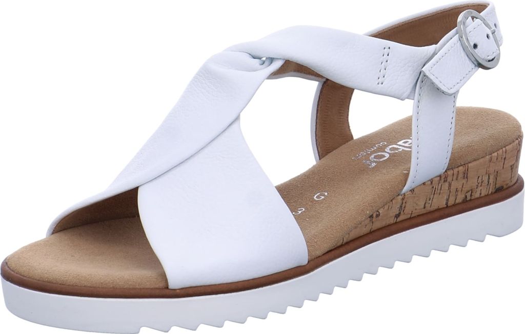 Gabor Komfort Sandalen Comfort Damen 383739363836 Weiß 40 1/2 EU