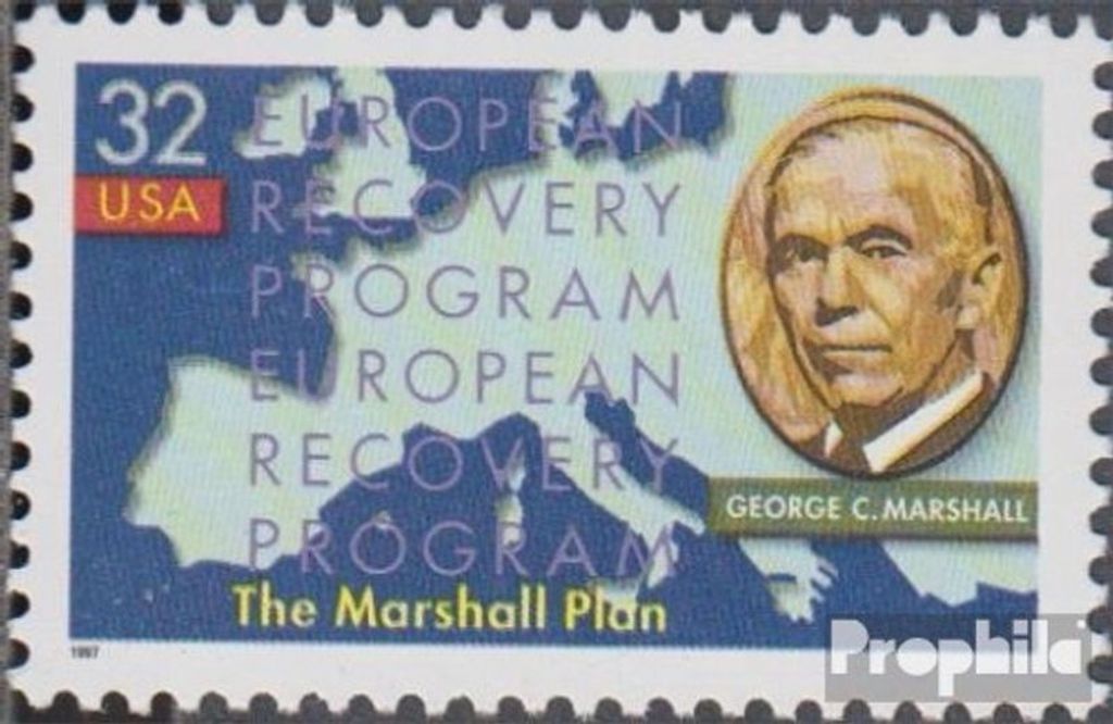 Briefmarken USA 1997 Mi 2832 (kompl.Ausg.) postfrisch Marshallplan