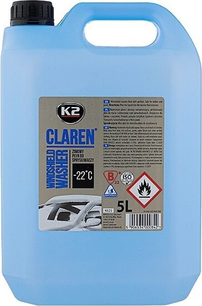 CLAREN Winterwaschflüssigkeit -22,5°C, 5L