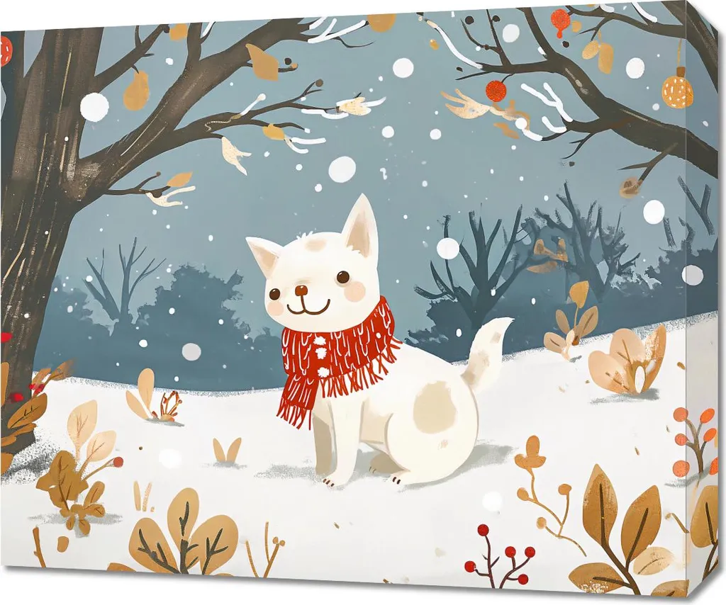 Trend Alert: Quadro Compagno di Neve 60x50 cm - Must-Have Inverno