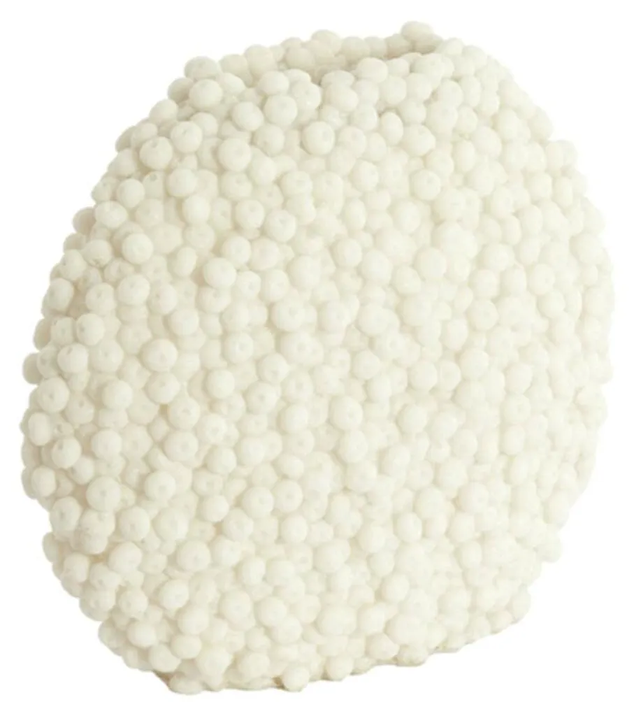Vase design beige 44cm robuste et léger : la déco sans risque de casse - 2