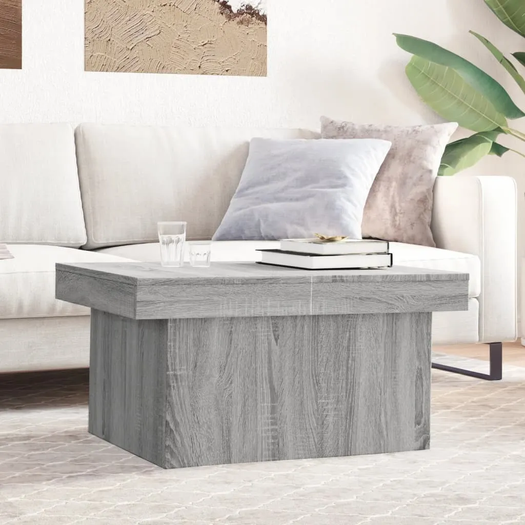 Tavolino Maison Exclusive Grigio Sonoma 100x55x40 | Materiale Ligneo