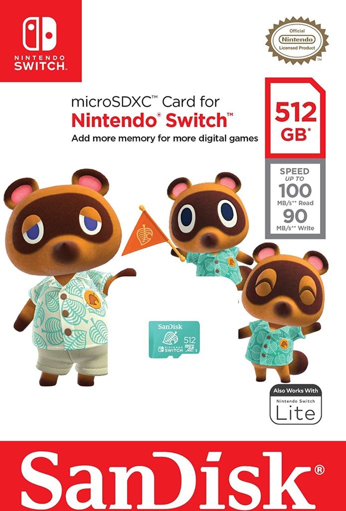 Karta SD MicroSD 512GB SanDisk Nintendo Switch Obrázek produktu 4