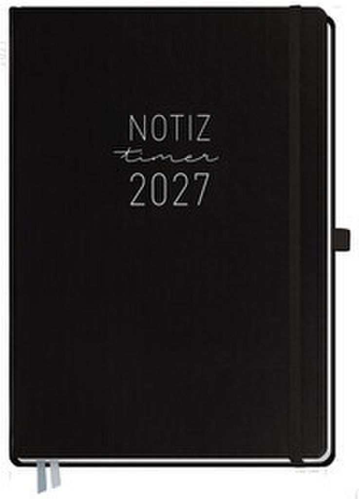Týždenný zápisník Classic čierny A5 2027 Obrázok produktu 