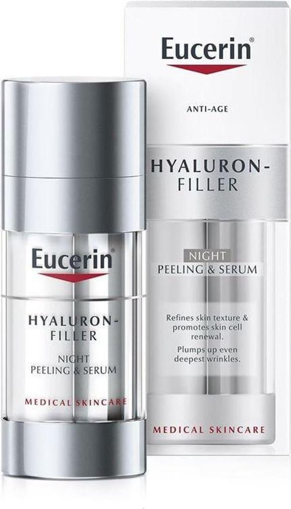 Eucerin Hyaluron Fillernight Peeling & Serum 50 Ml