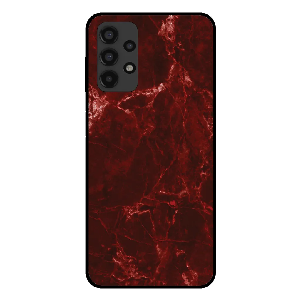 Cover Resistente Samsung A13 4G per Famiglie | Marmo Rosso Smartphonica