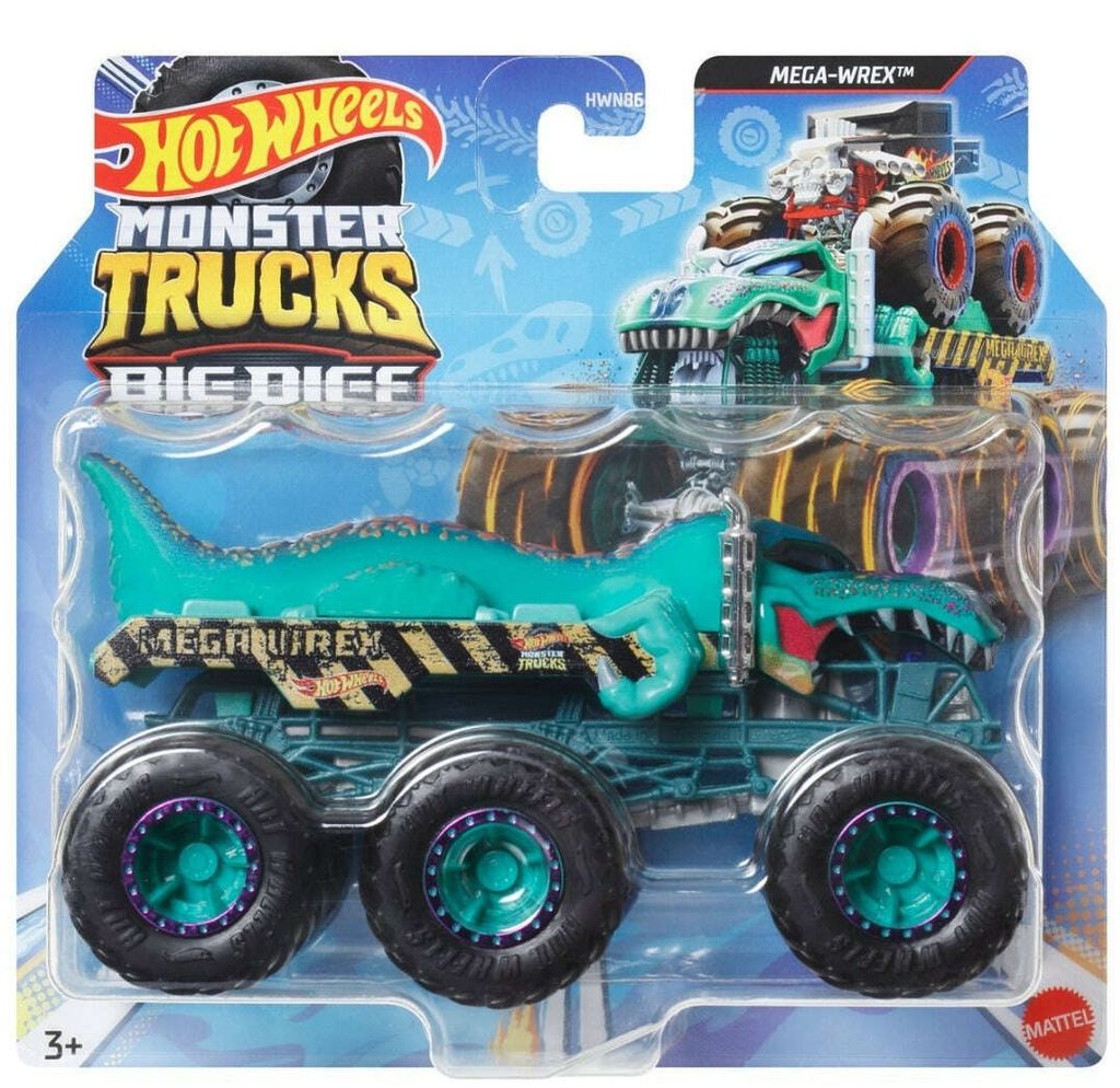 MEGA-WREX - Big Rigs Dinosaurier Monster Trucks 1:64 Hot Wheels Mattel Auto Die-cast