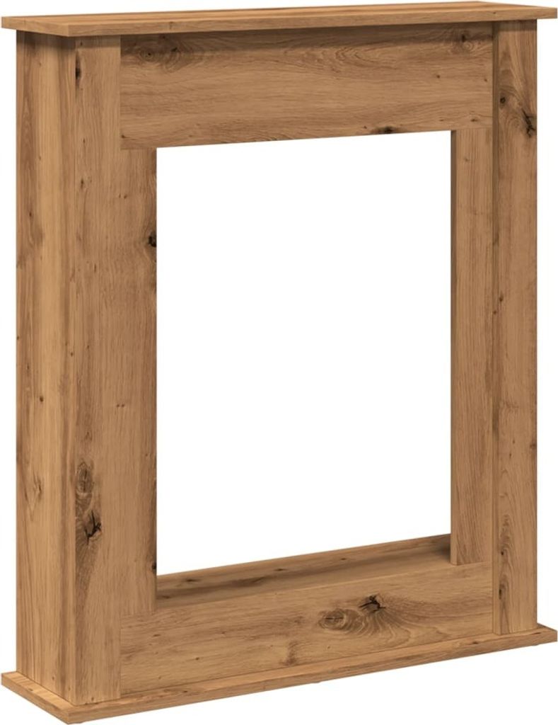 Kaminumrandung Artisan-Eiche 75x20x87,5 cm Holzwerkstoff