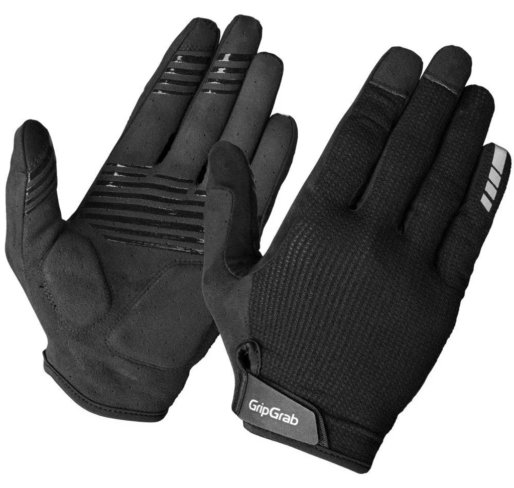 Gants de vélo GripGrab EXPLR RC Max rembourrés confort cyclisme noir