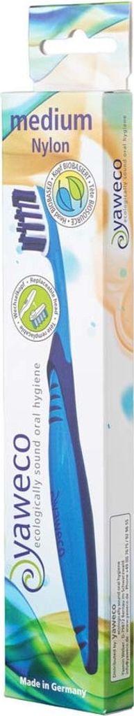 Nylon Wechselkopfzahnbürste - medium 2er Pack