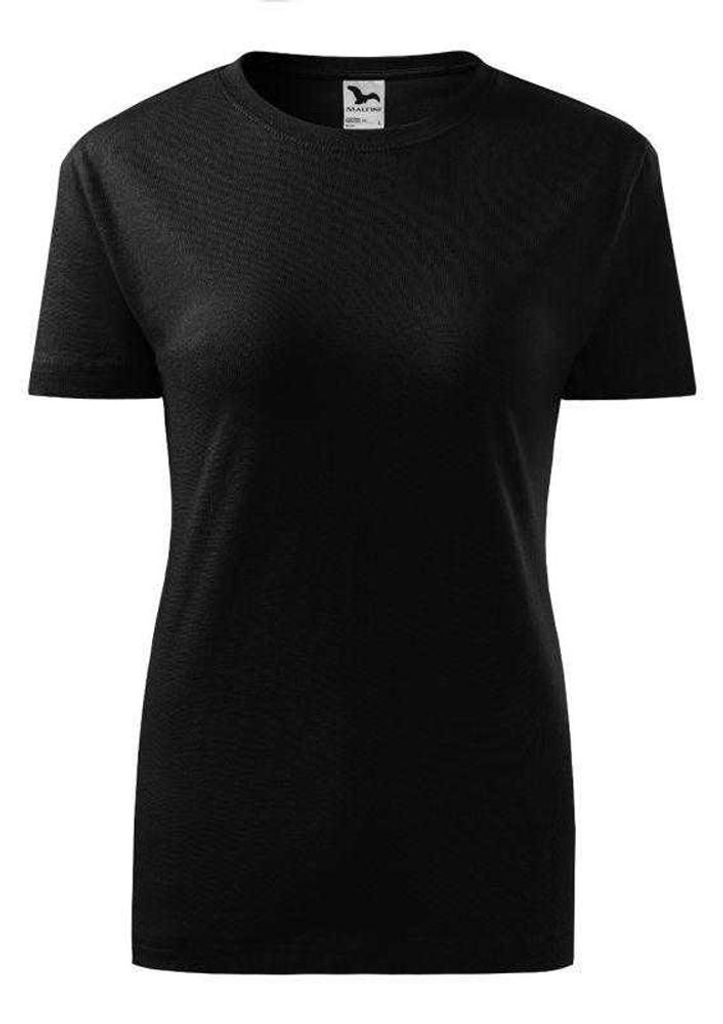 Adler - "Classic New" T-Shirt für Damen PP10112 (M) (Schwarz)